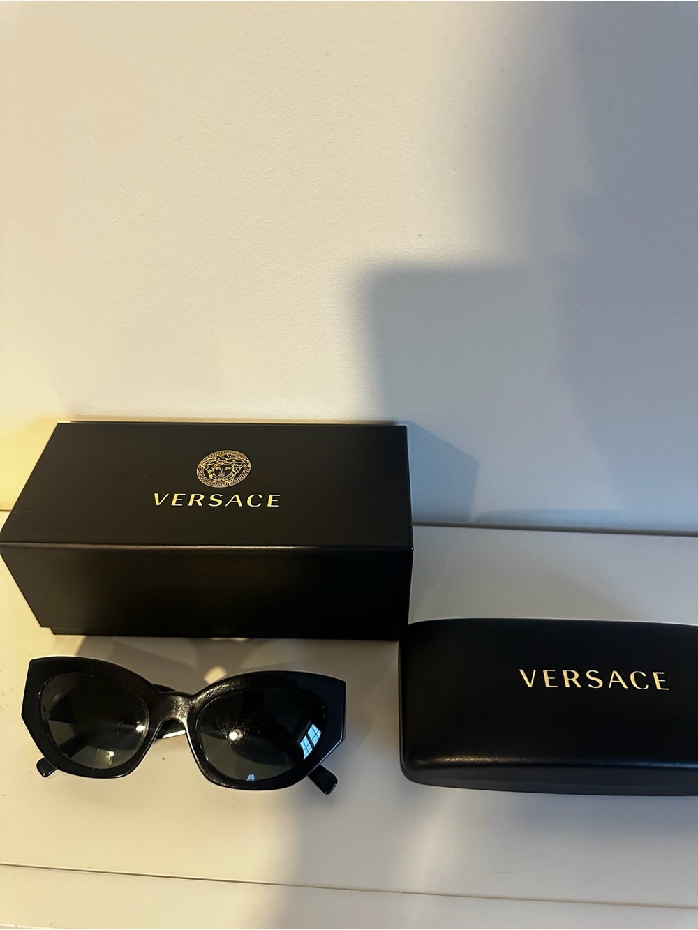 Versace Medusa Crystal Sunglasses Full Set